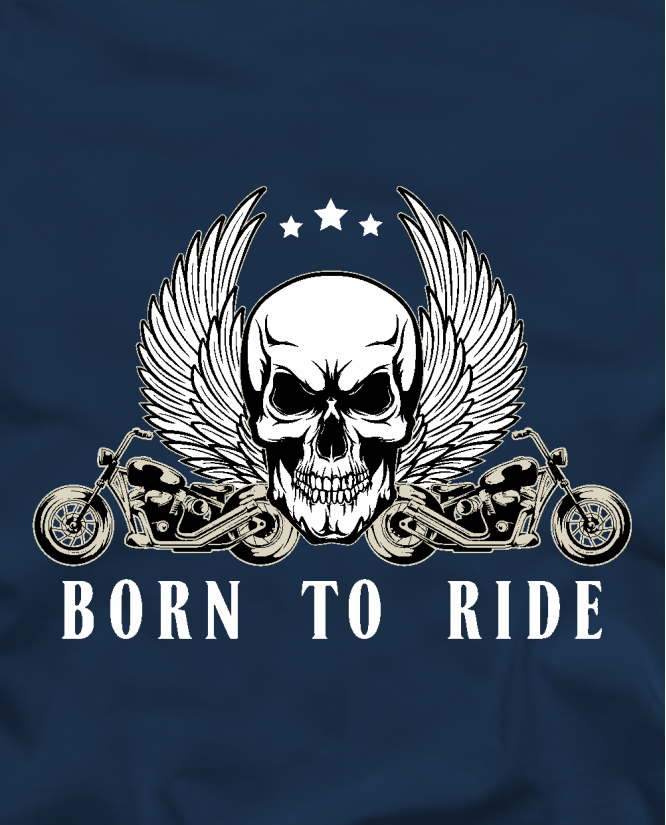 Marškinėliai Born to ride